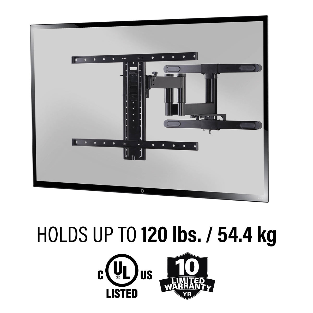 Sanus VODLF125-B2 Premium Outdoor Full-Motion Mount with Corrosion Resistant Coating & Stainless-Steel Hardware for 40"-85" TVs