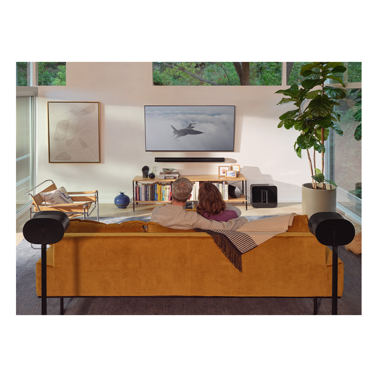 Sonos Speaker Floor Stands for Era 300 - Pair (Black)