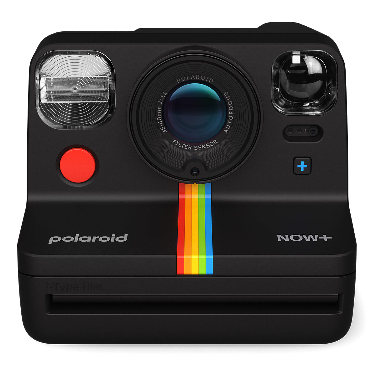 Polaroid Now+ Instant Camera with Bluetooth and Lens Filter Kit - Generation 2 (Black)