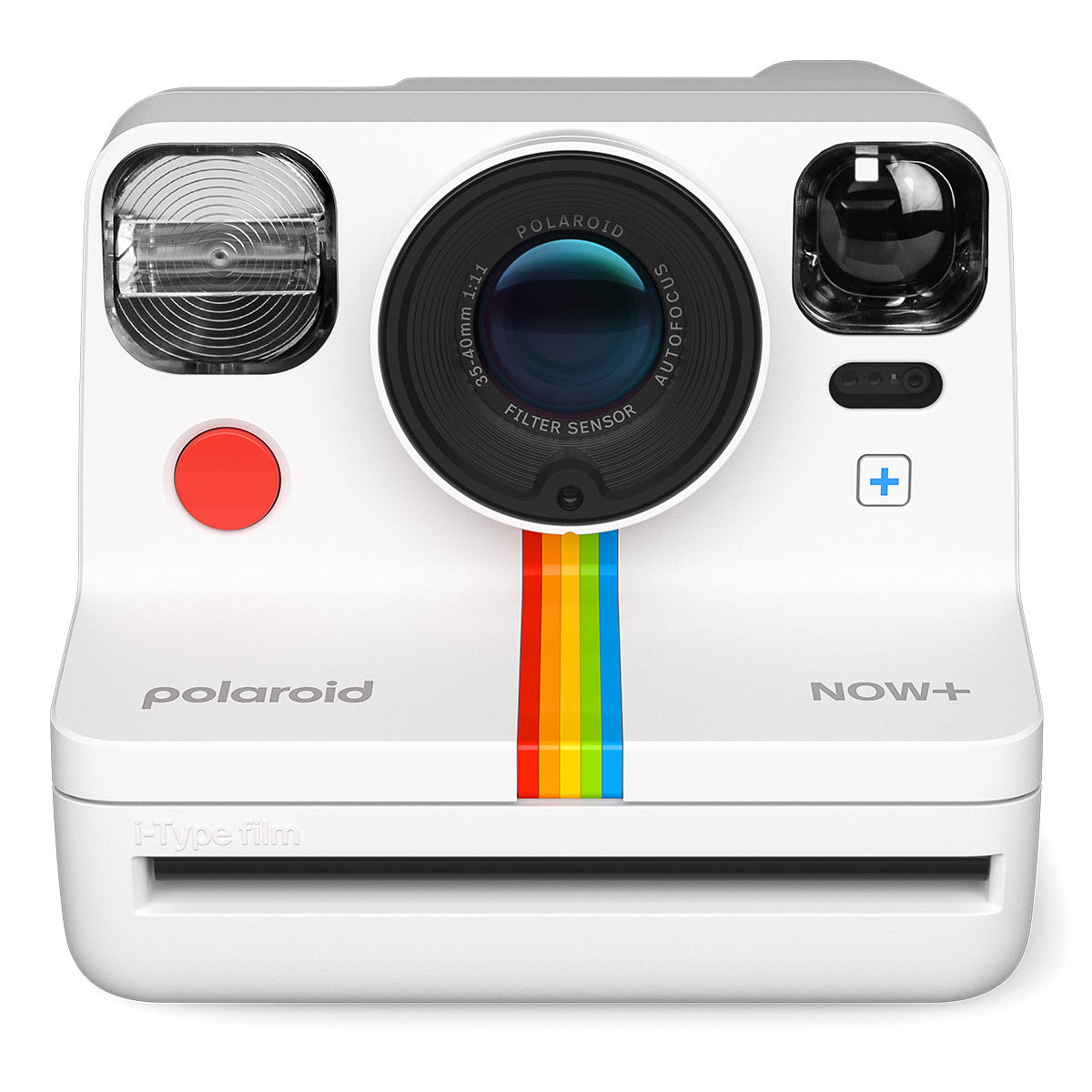 Polaroid Now+ Instant Camera with Bluetooth and Lens Filter Kit - Generation 2 (White)