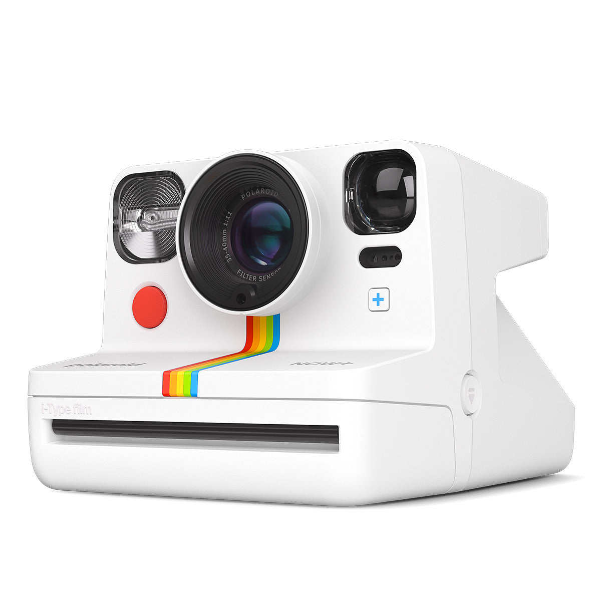 Polaroid Now+ Instant Camera with Bluetooth and Lens Filter Kit - Generation 2 (White)