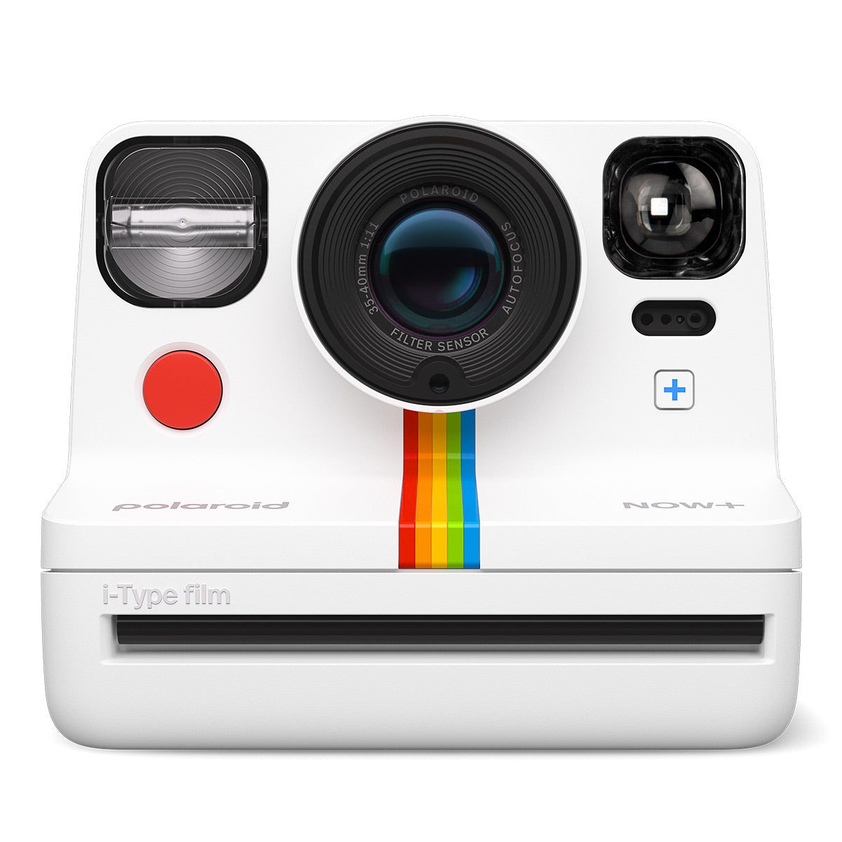 Polaroid Now+ Instant Camera with Bluetooth and Lens Filter Kit - Generation 2 (White)