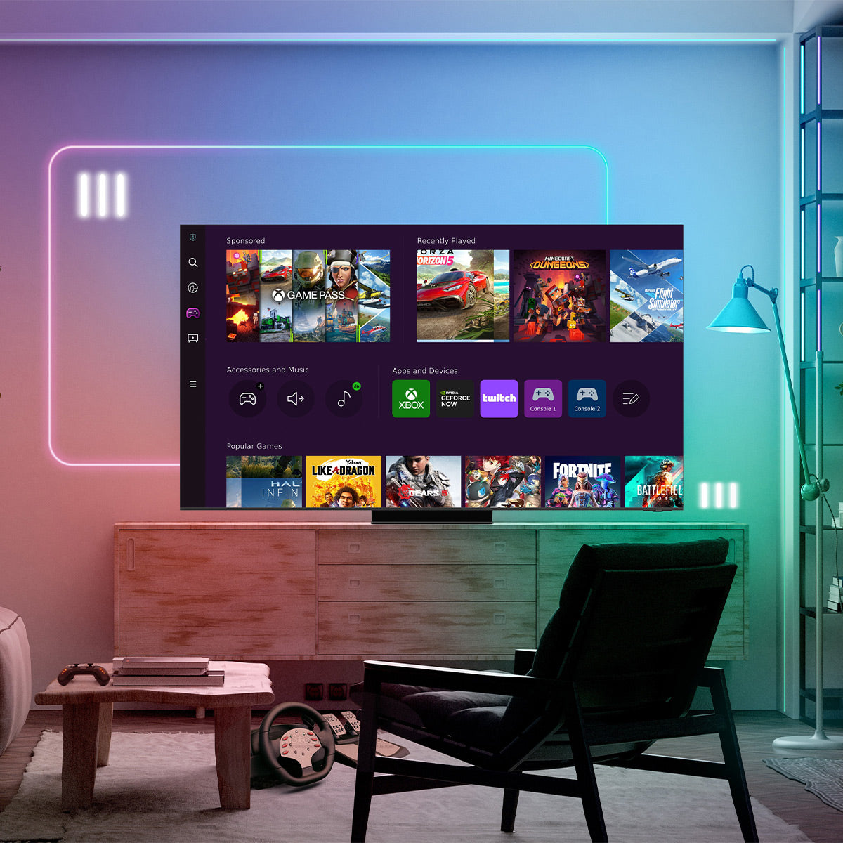 Samsung QN65QN900CA 65" 8K Neo QLED Smart TV with Neo Quantum HDR 8K Pro, Dolby Atmos, Object Tracking Sound+, & AI 4K Upscaling (2023)