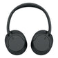 Sony WHCH720N/B Hybrid Wired & Wireless Bluetooth Noise Canceling Headphones with Adjustable Ambient Sound, Siri/Google Assistant Compatible, & Built-In Microphone