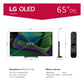 LG OLED65C3PUA 65" 4K UHD OLED evo Smart TV with Ultra Slim Design, Dolby Vision, & A9 Intelligent Processor (2023)