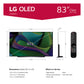 LG OLED83C3PUA 83" 4K UHD OLED evo Smart TV with Ultra Slim Design, Dolby Vision, & A9 Intelligent Processor (2023)
