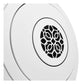 Devialet Phantom I 103dB High-End Wireless Speaker (Light Chrome) with Tree Stand for Phantom I (Iconic White) - Pair