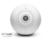 Devialet Phantom I 103dB High-End Wireless Speaker (Light Chrome) with Treepod Floorstand for Phantom I Wireless Speaker (Iconic White) - Pair