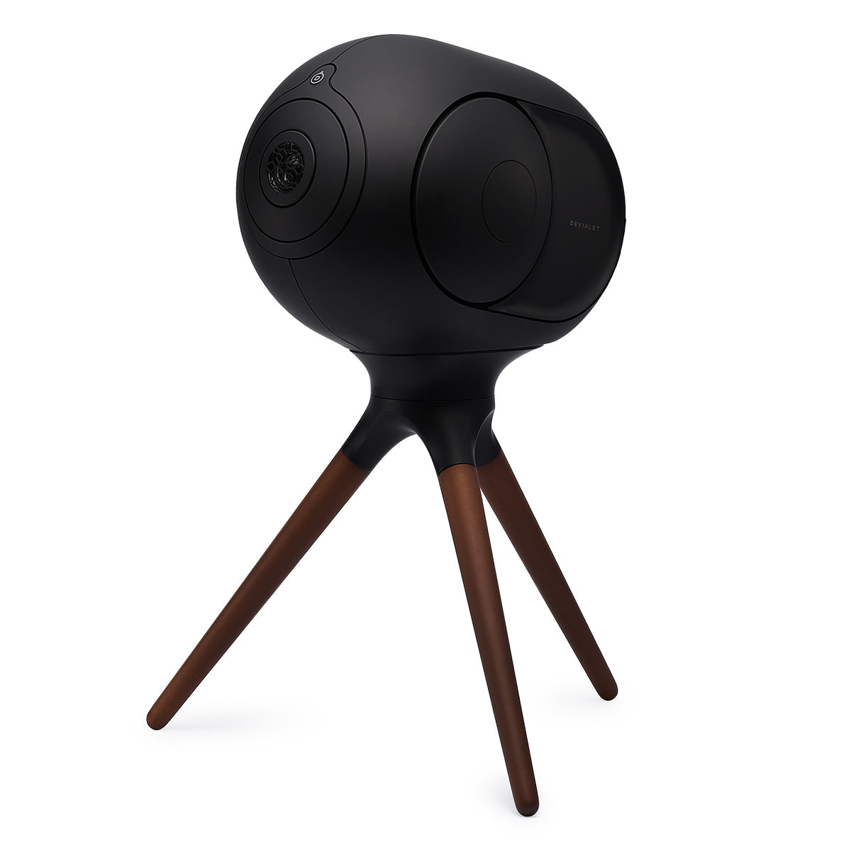 Devialet Phantom I 103dB High-End Wireless Speaker (Matte Black) with Treepod Floorstand for Phantom I Wireless Speaker (Matte Black) - Pair