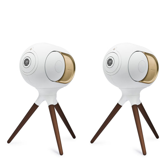 Devialet Phantom I 108db Opera de Paris High-End Wireless Speaker with Treepod Floorstand for Phantom I Wireless Speaker (Iconic White) - Pair