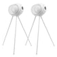 Devialet Phantom II 95db Wireless Speaker (Iconic White) with Legs Stand for Phantom II (White) - Pair
