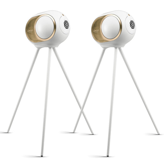 Devialet Phantom II 98db Opera de Paris Wireless Speaker with Legs Stand for Phantom II (White) - Pair