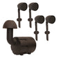 Rockustics Outdoor Landscape Speaker Package with Four 4.5" 2-way Outdoor Landscape Speakers and One 12" Buried Subwoofer