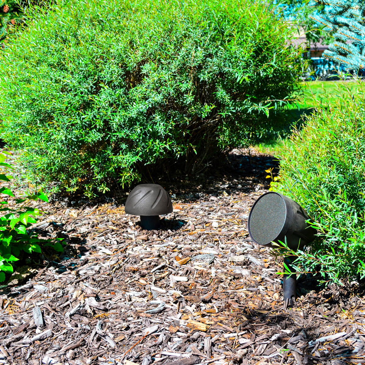 Rockustics Outdoor Landscape Speaker Package with Four 4.5" 2-way Outdoor Landscape Speakers and One 12" Buried Subwoofer