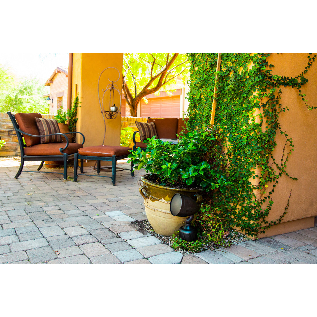 Rockustics Cherry Bomb 5" 3-way Outdoor In-Ground Speaker with Built-In Subwoofer (Pair) with AMP Wireless Hi-Fi Player