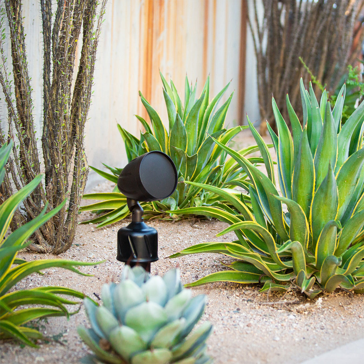 Rockustics Cherry Bomb 5" 3-way Outdoor In-Ground Speaker with Built-In Subwoofer (Pair) with AMP Wireless Hi-Fi Player