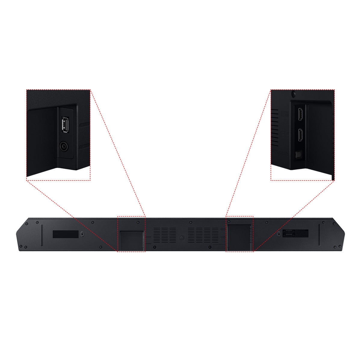 Samsung HW-Q600C 3.1.2 Ch Soundbar with Wireless Subwoofer, Dobly Atmos, DTS:X, & Wall Mount Kit (2023)