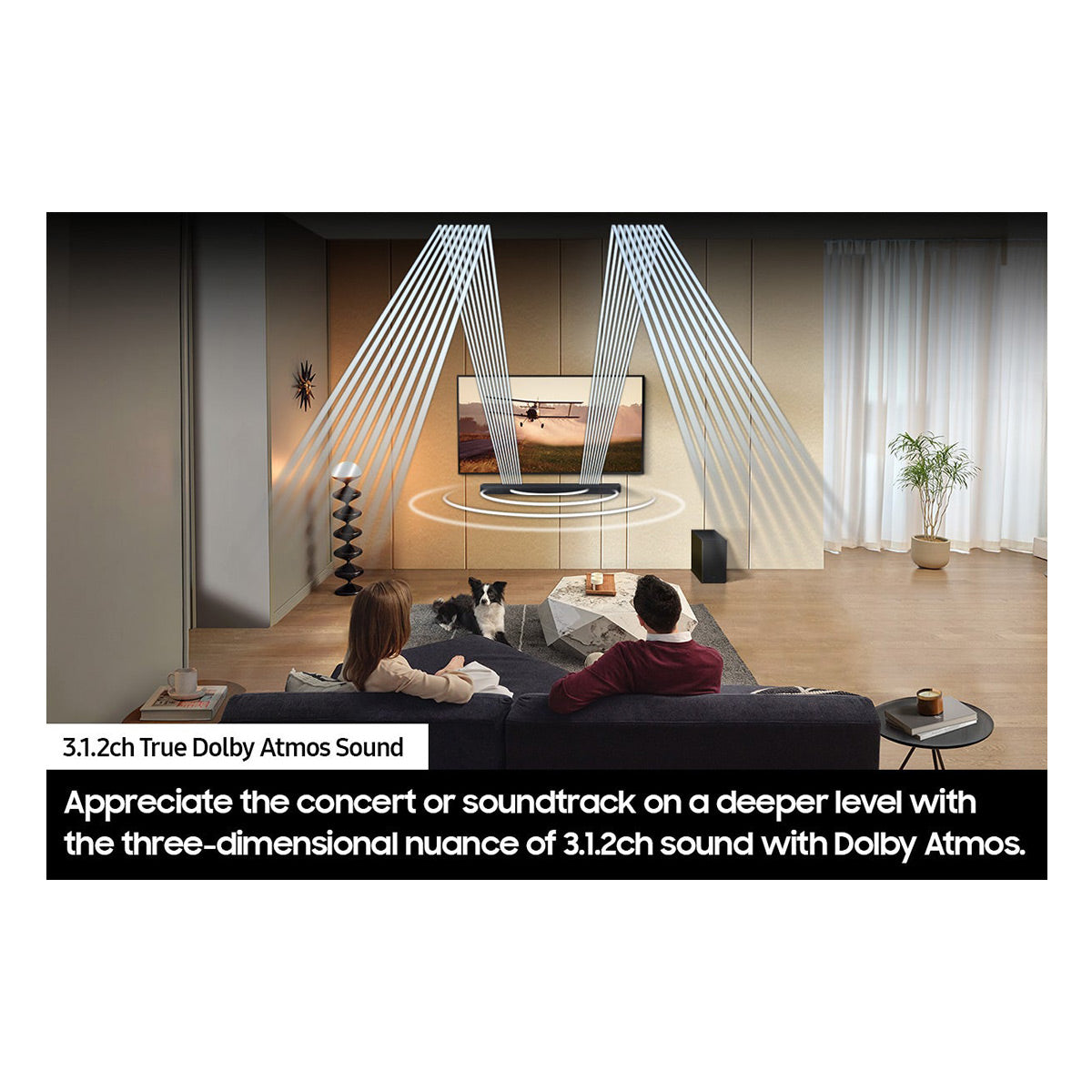 Samsung HW-Q600C 3.1.2 Ch Soundbar with Wireless Subwoofer, Dobly Atmos, DTS :X, & Wall Mount Kit (2023) | World Wide Stereo