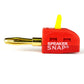 Speaker Snap 24 Count of Fast & Secure Banana Plugs, Gold Plated, 12-24 AWG, for Home Theaters, Speaker Wire, Wall Plates, and Receivers