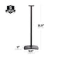Sanus Fixed-Height Speaker Stands for Sonos Era 300 - Pair (Black)