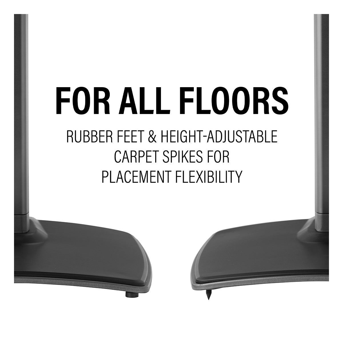 Sanus Fixed-Height Speaker Stand for Sonos Era 300 - Each (Black)