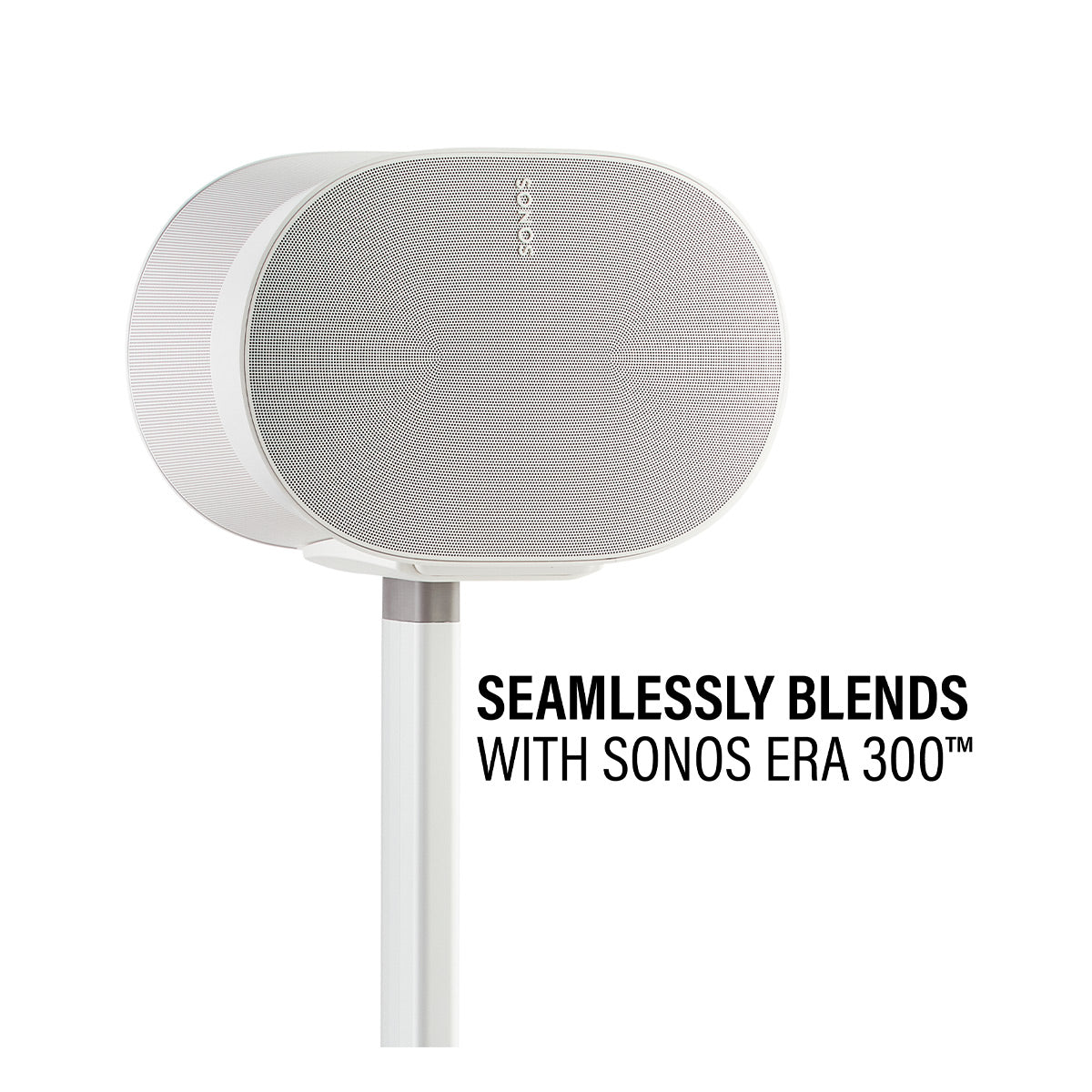 Sanus Fixed-Height Speaker Stand for Sonos Era 300 - Each (White)