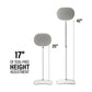 Sanus Height-Adjustable Speaker Stand for Sonos Era 300 - Each (White)