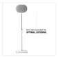Sanus Height-Adjustable Speaker Stand for Sonos Era 300 - Each (White)
