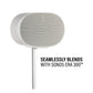 Sanus Height-Adjustable Speaker Stand for Sonos Era 300 - Each (White)