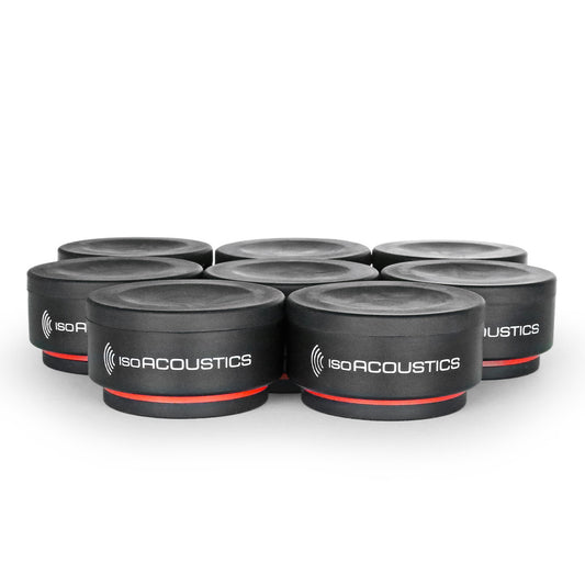 IsoAcoustics ISO-PUCK Mini 16-Pack of Acoustic Isolator Feet for Studio Monitors, Speakers, and DJ Equipment