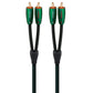 AudioQuest Evergreen 0.6m (1.97 ft) RCA Male to RCA Male Cable - Pair