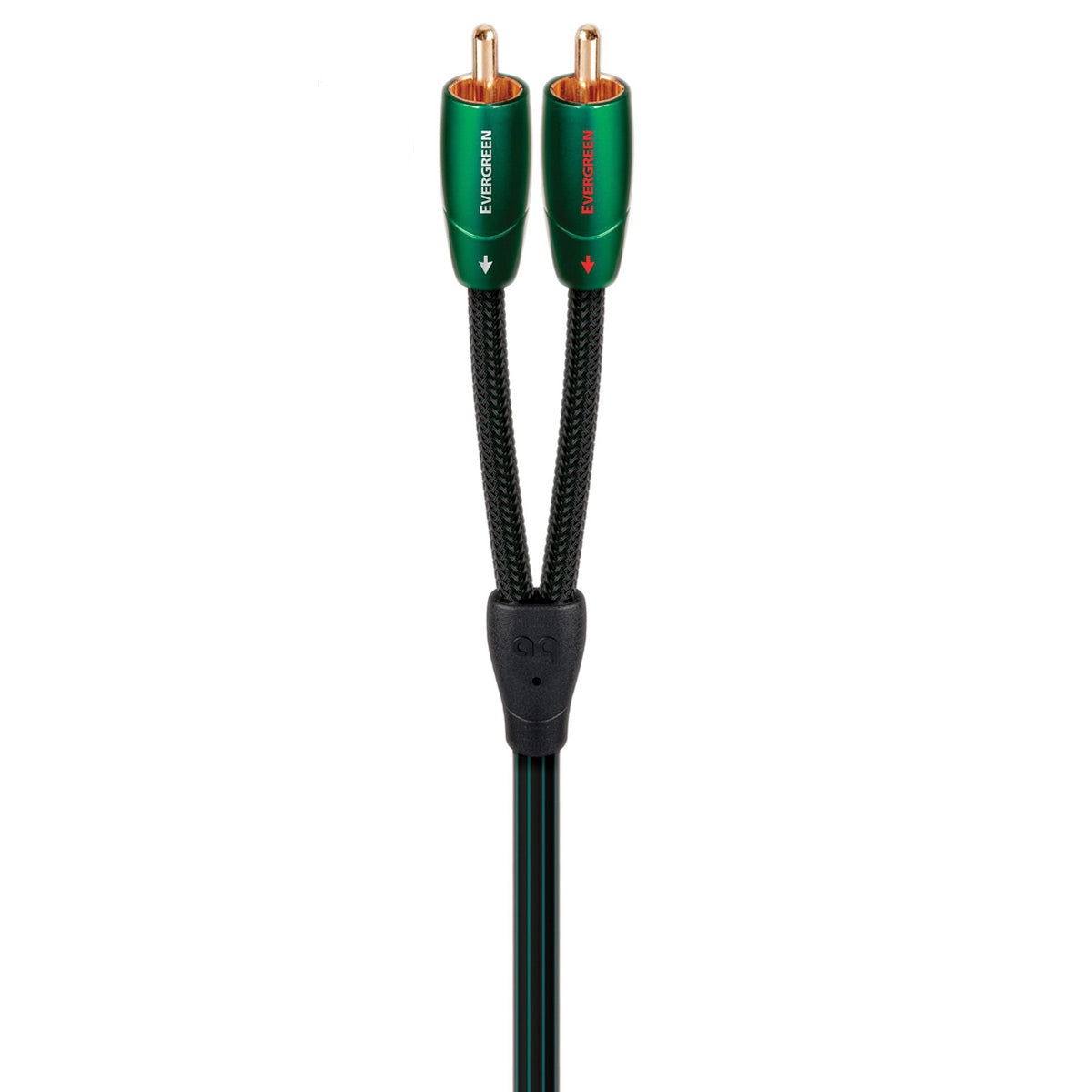 AudioQuest Evergreen 0.6m (1.97 ft) RCA Male to RCA Male Cable - Pair