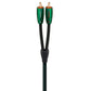 AudioQuest Evergreen 0.6m (1.97 ft) RCA Male to RCA Male Cable - Pair