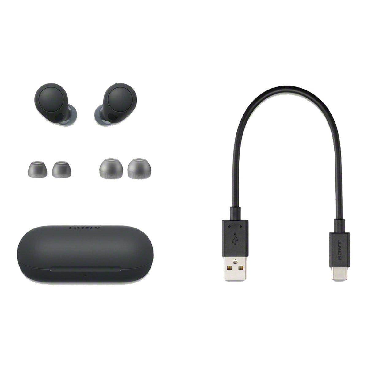  Sony WHCH720N Wireless Over The Ear Noise Canceling Headphones  with 2 Microphones (Black) Bundle with Protective Headphone Case (2 Items)  : Electronics