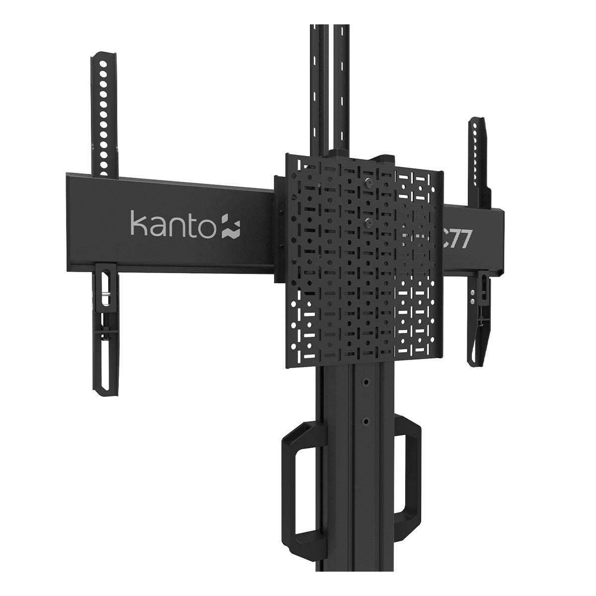 Kanto MPC77 Rolling AV Cart Compatible with Video Conferencing Systems for 37" - 77" TVs
