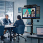 Kanto MPC77 Rolling AV Cart Compatible with Video Conferencing Systems for 37" - 77" TVs