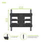 Kanto LX600SW Full-Motion Metal Stud Mount with SNAPTOGGLE&reg; Heavy-Duty Toggle Bolts for 34" - 65" TVs