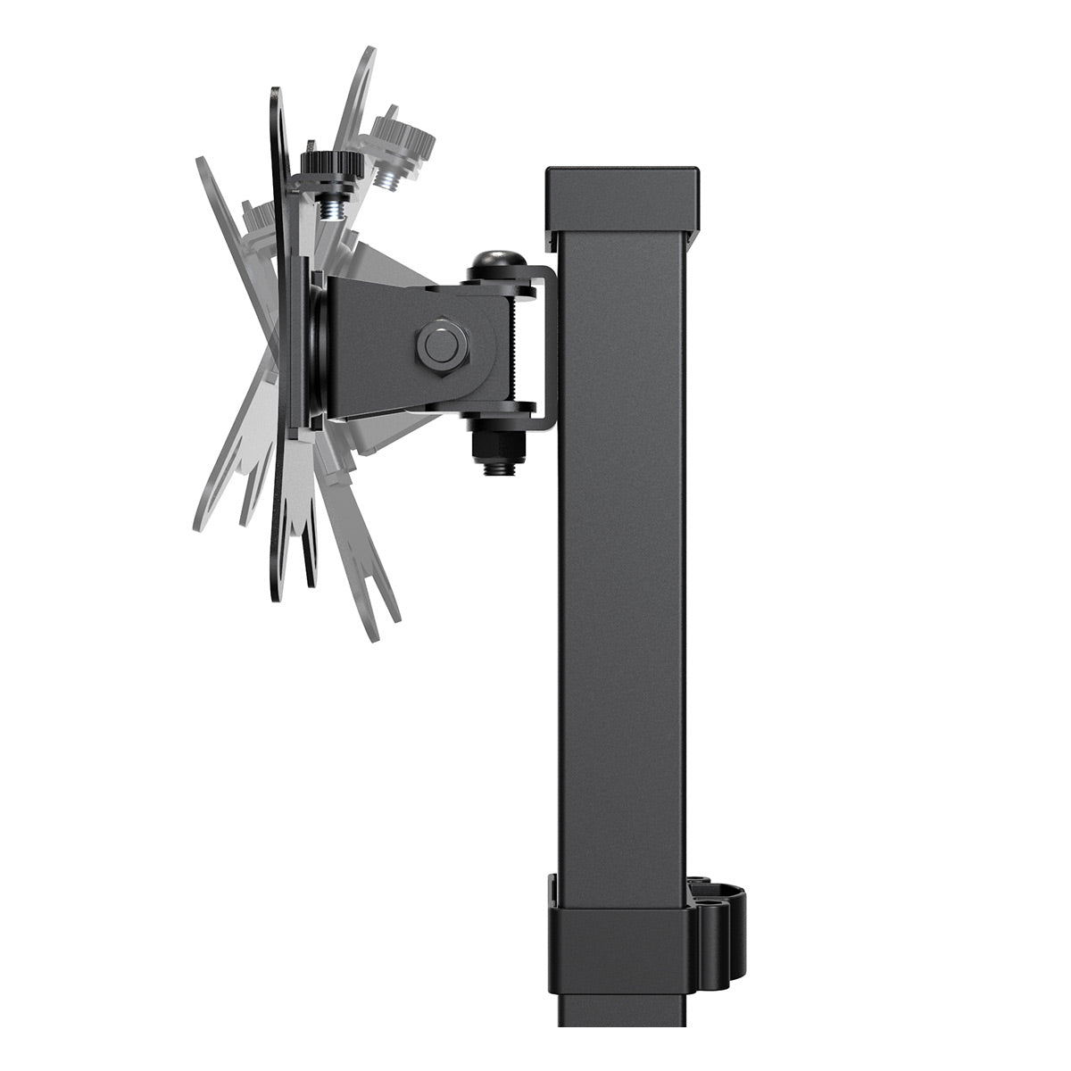 Kanto DTS1000 Universal Desktop Stand with Adjustable Height, Tilt, and Swivel for 17" - 32" Monitors