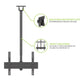 Kanto CM600SG Stainless Steel Full-Motion Outdoor Ceiling Mount for 37" - 70" TVs