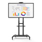 Kanto MTM86PL Height-Adjustable Rolling TV Stand for 55" - 86" TVs with Device Tray and Webcam Shelf