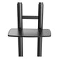 Kanto MTM86PL Height-Adjustable Rolling TV Stand for 55" - 86" TVs with Device Tray and Webcam Shelf