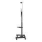 Kanto MTM86PL Height-Adjustable Rolling TV Stand for 55" - 86" TVs with Device Tray and Webcam Shelf