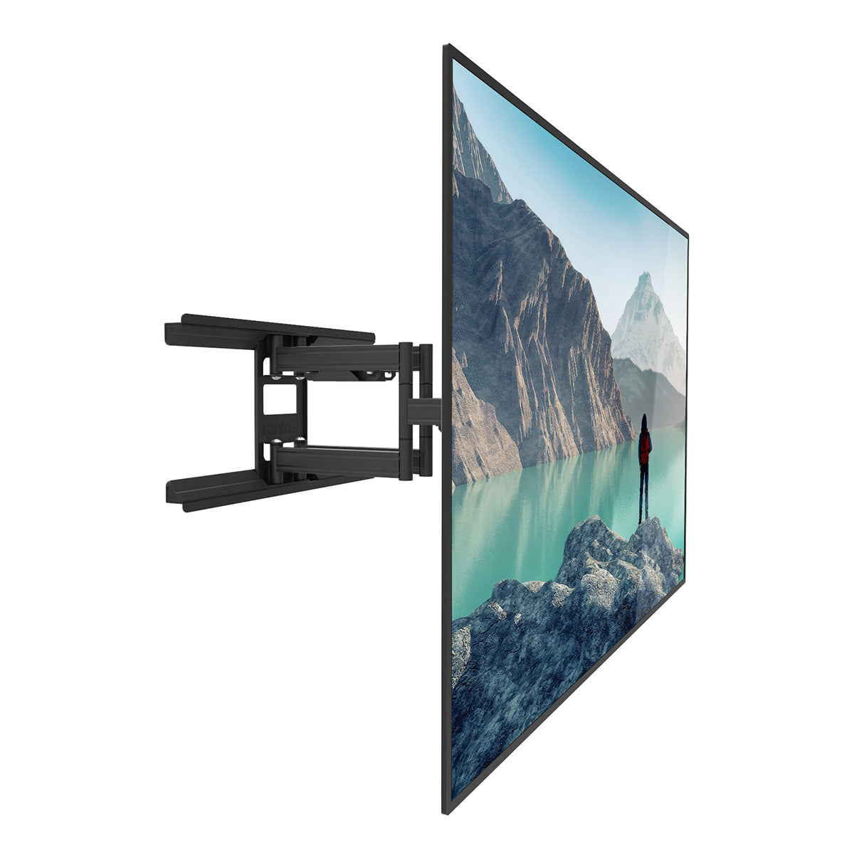 Kanto PDX650SG Stainless Steel Full-Motion Dual Stud Outdoor TV Mount for 37" - 75" TVs