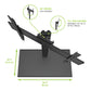 Kanto TTS150 Universal Adjustable Tabletop Mount with Integrated Cable Management for 42" - 86" TVs