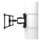 Kanto PSC350 No Drill Full-Motion Column and Pillar Wrapping TV Mount for 37" - 75" TVs