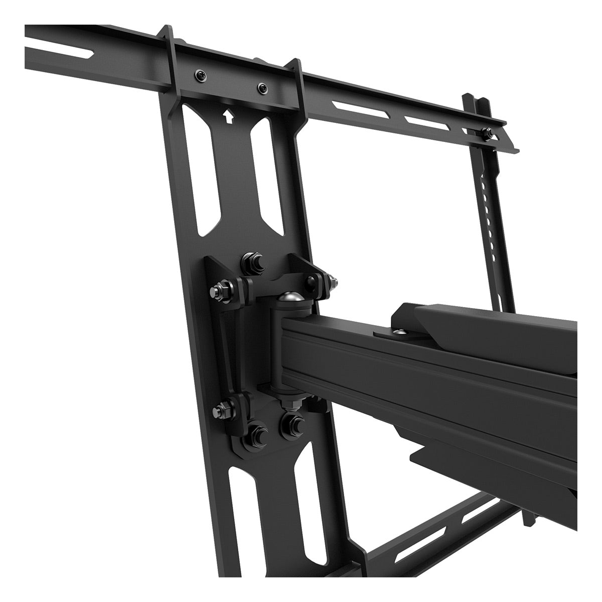 Kanto PSC350 No Drill Full-Motion Column and Pillar Wrapping TV Mount for 37" - 75" TVs