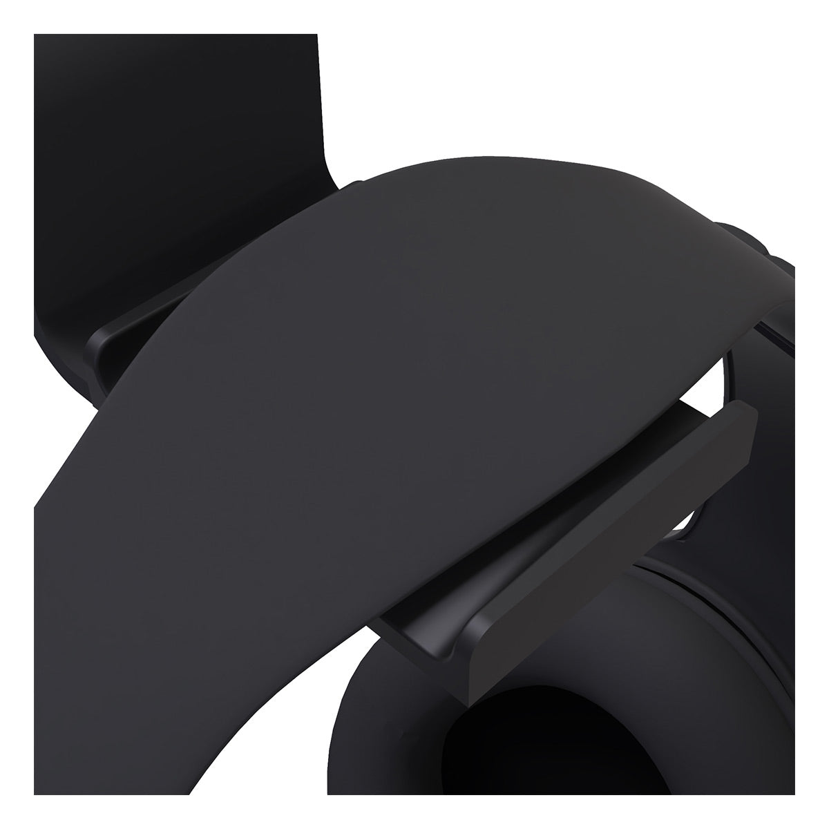 Kanto HH Steel Under Desk Headphone Hook (Black)