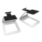 Kanto SE2 Elevated Desktop Speaker Stands for Small Speakers - Pair (White)