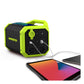 Monster Power Grid Portable 300W Battery Power Station with 10W Wireless Qi Charging Pad (Neon Green)