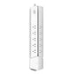 Monster Power Center Vertex XL Surge Protector with 10 AC Outlets, 3-Port USB Hub, & 6 ft Cord (White)